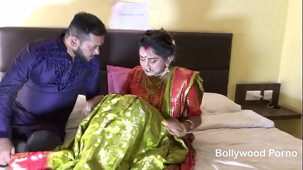 Newly Married Indian Girl Sudipa Hardcore Honeymoon First night sex and creampie - Hindi Audio